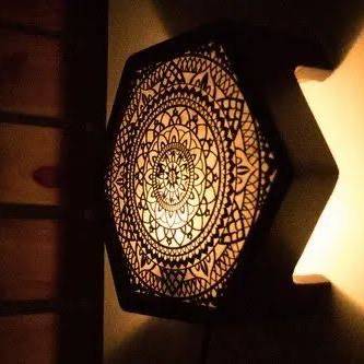 Mandala Glow  Wall Lamp