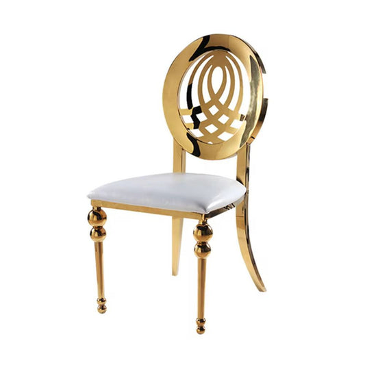 Metallic chair